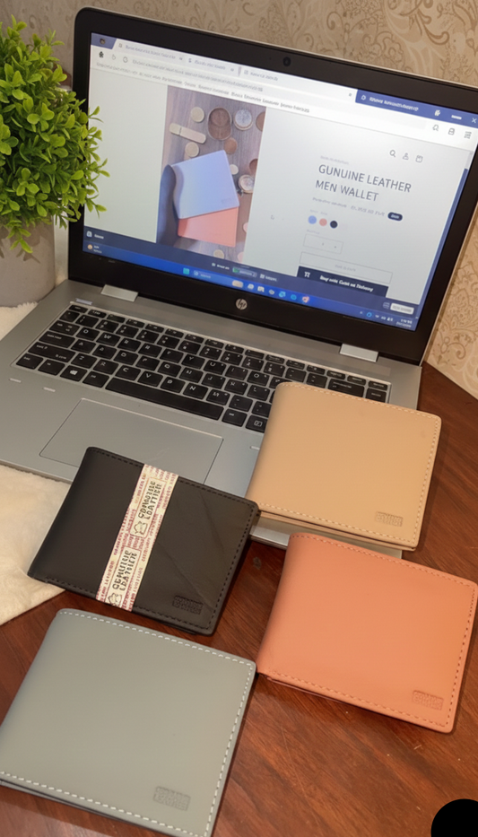 GUNUINE LEATHER MEN WALLET