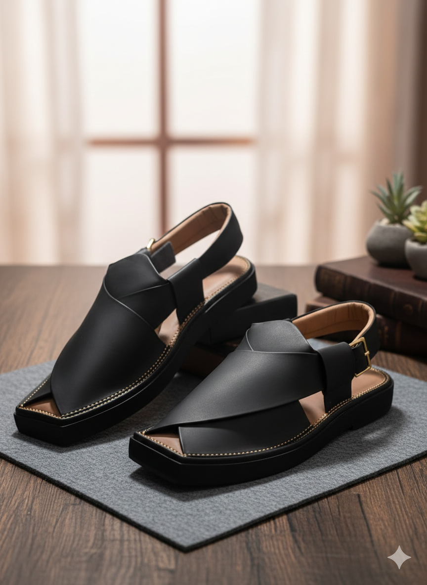 PESHAWARI KHAN CHAPPAL High-quality material for durability and style.