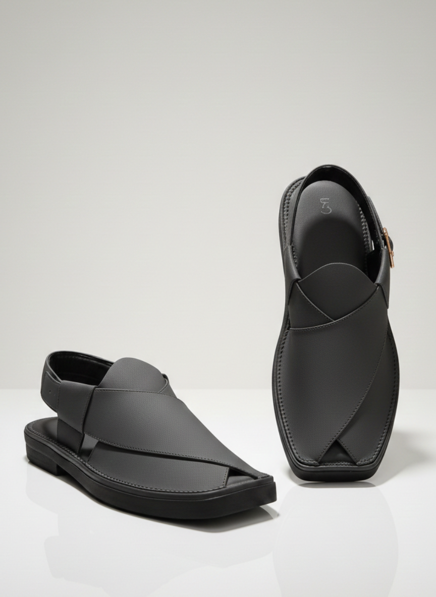 PESHAWARI CHAPPAL ( DARK GRAY )