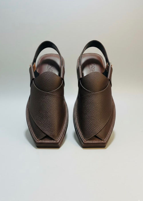 DARK BROWN PESHAWARI CHAPPAL