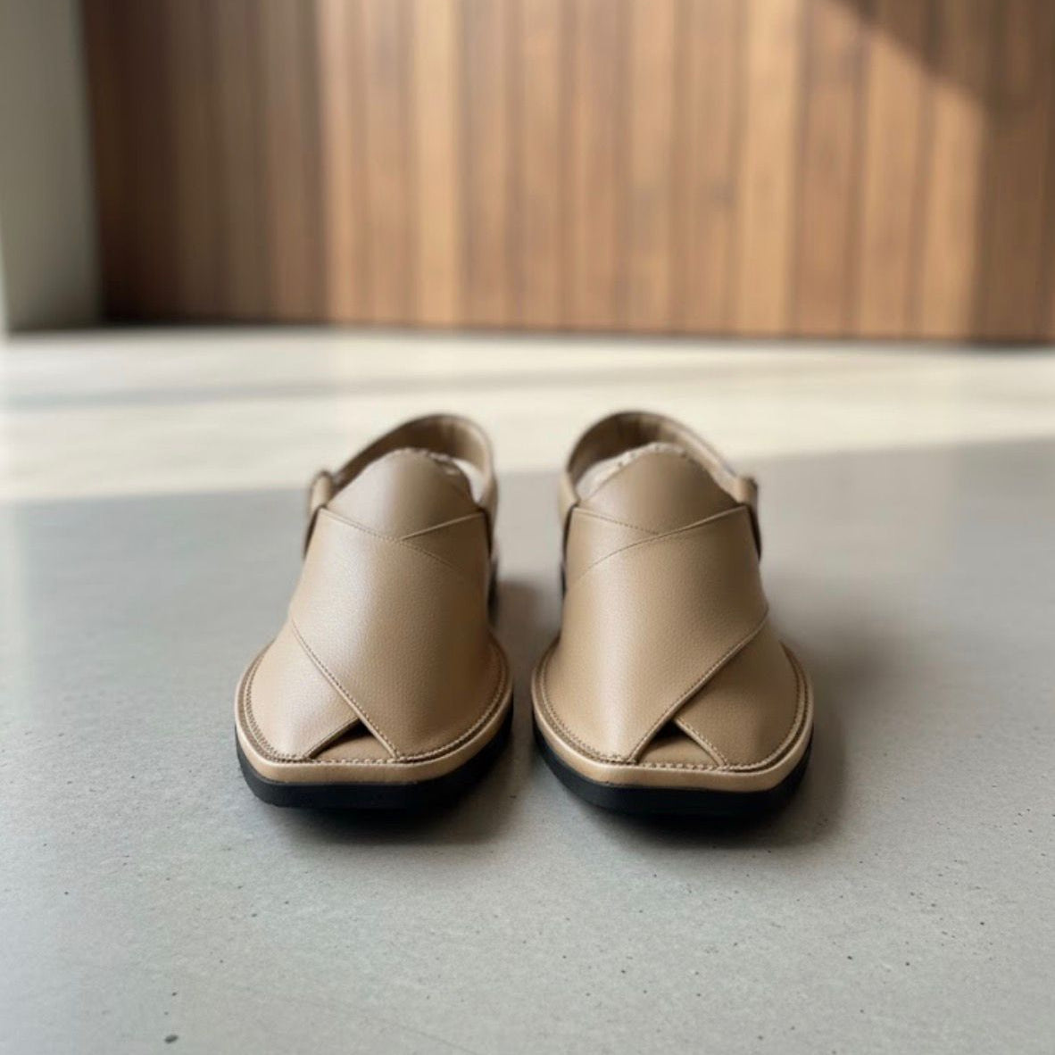 PESHAWARI CHAPPAL (Light coffee brown)