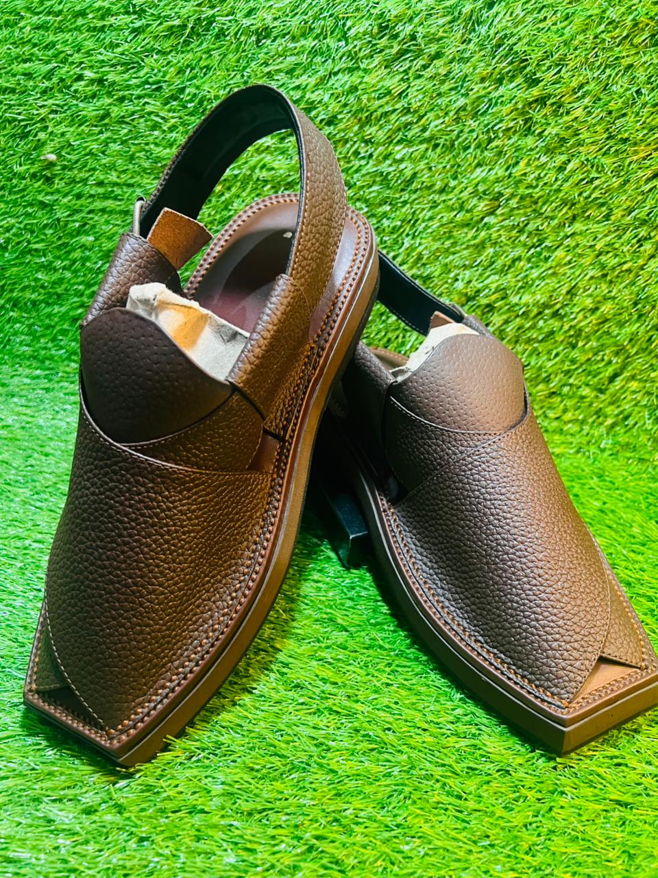 DARK BROWN PESHAWARI CHAPPAL