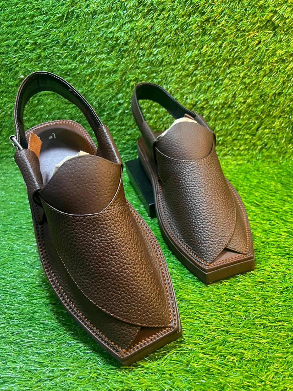 DARK BROWN PESHAWARI CHAPPAL