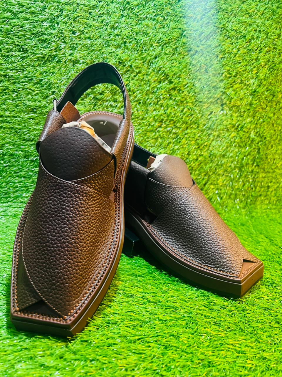 DARK BROWN PESHAWARI CHAPPAL